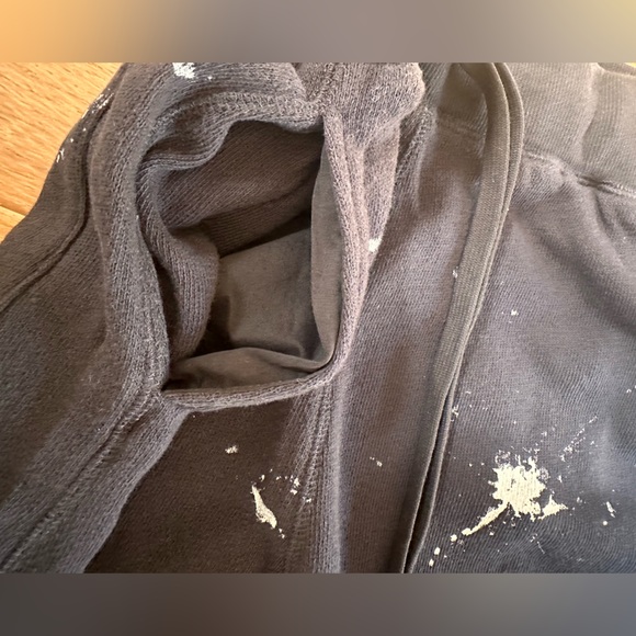 R13 Black Articulated Knee Sweatpants Size 25 - Picture 9 of 10